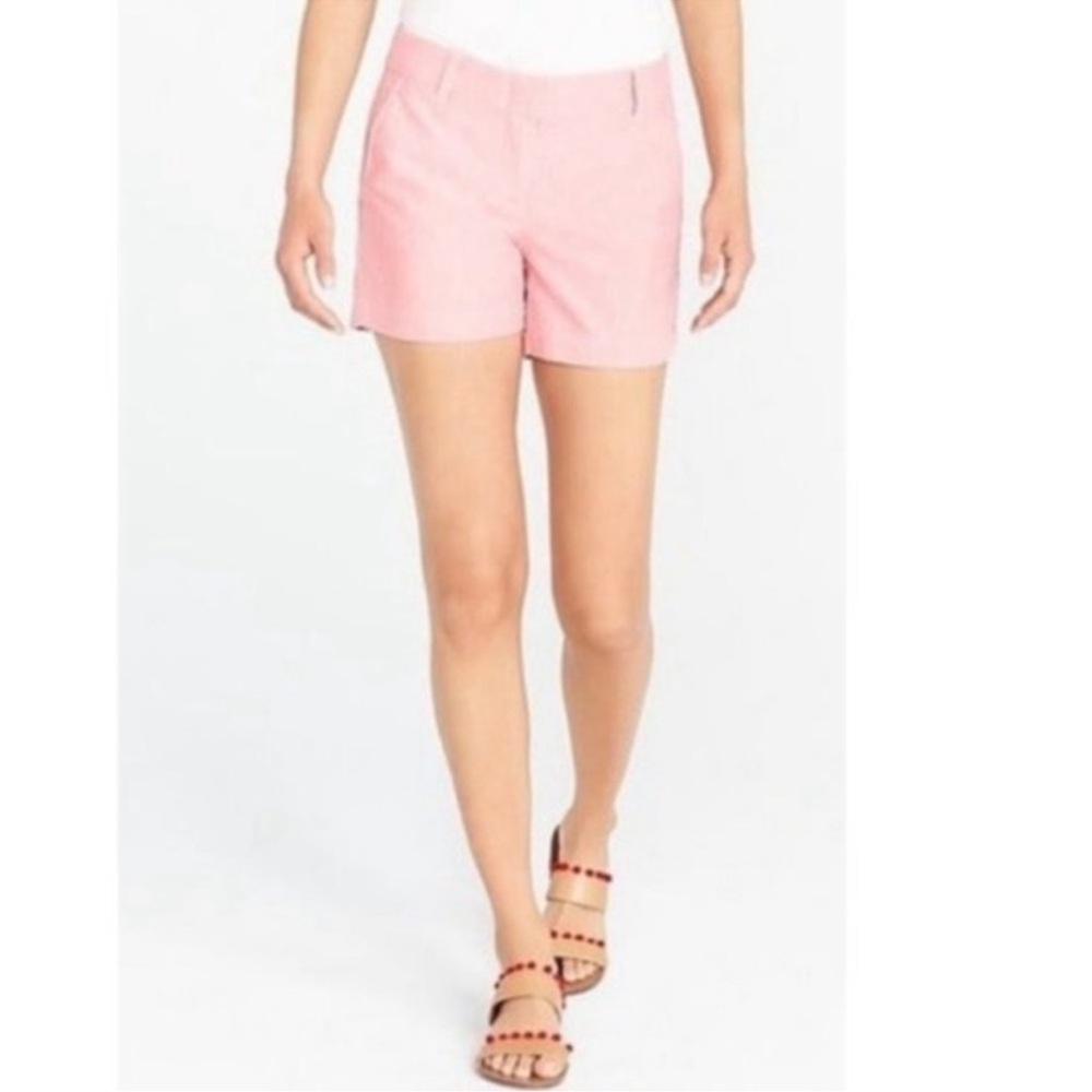 Women’s J.CREW 5" Inseam Pink Oxford Shorts